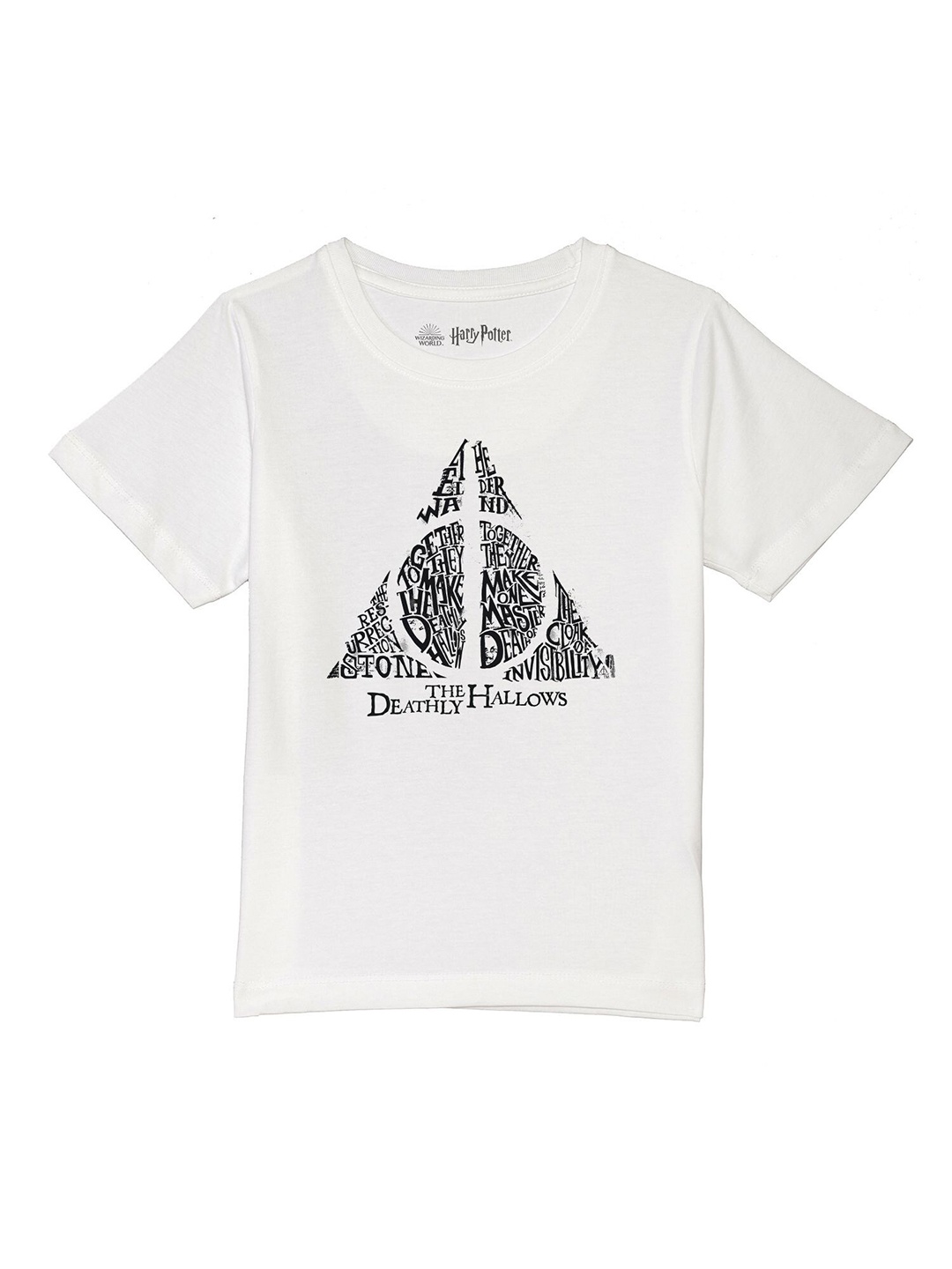 

Harry Potter by Wear Your Mind Boys White Printed T-shirt