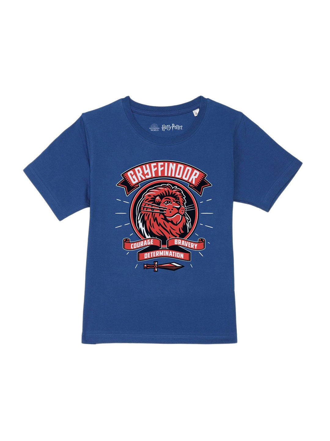 

Harry Potter by Wear Your Mind Boys Blue & Maroon Pure Cotton Printed T-shirt