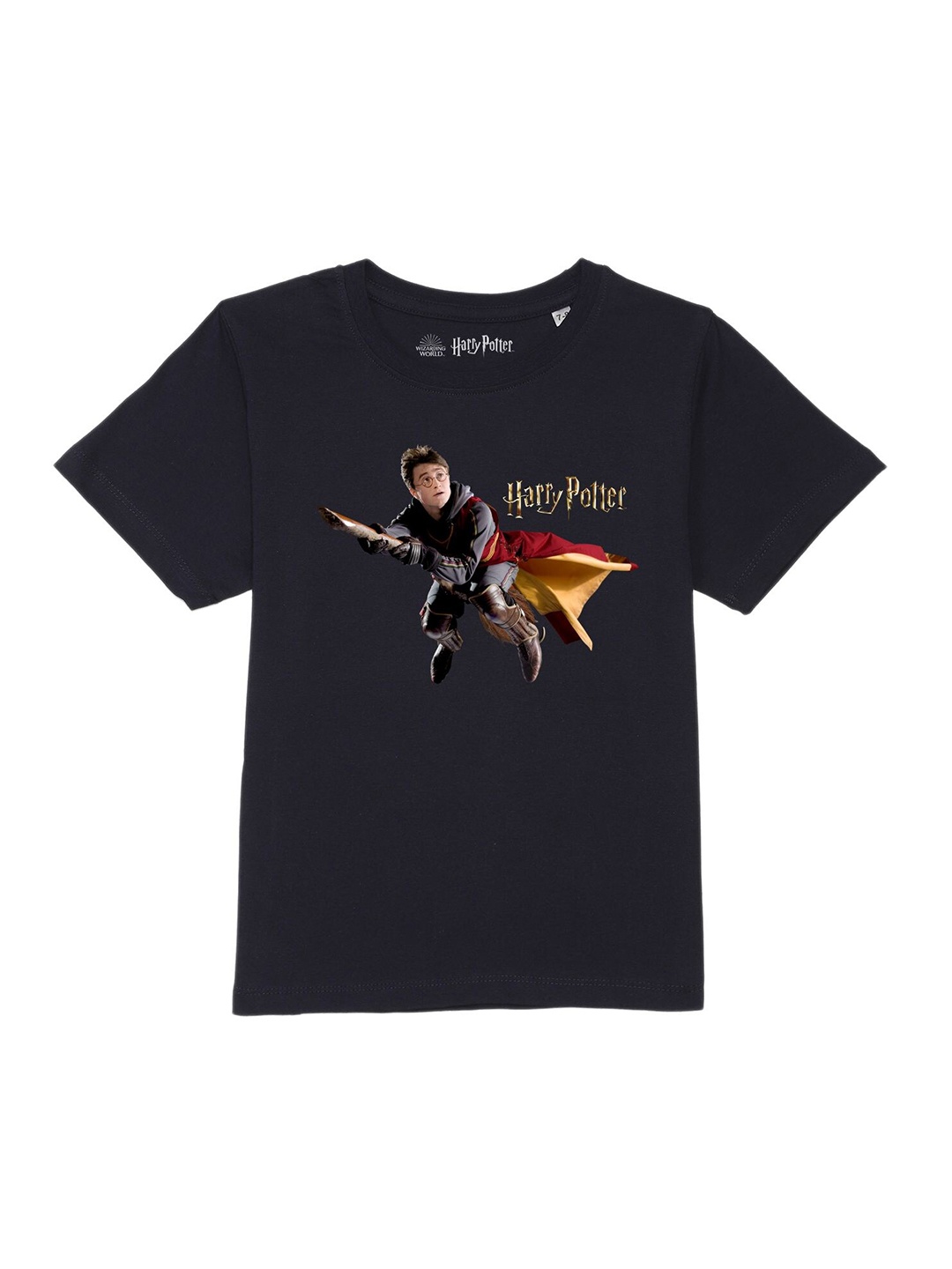

Harry Potter by Wear Your Mind Boys Navy Blue Harry Potter Printed Pure Cotton T-shirt