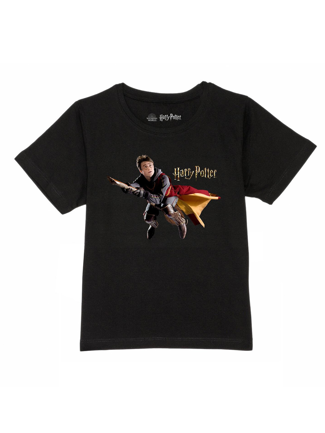 

Harry Potter by Wear Your Mind Boys Black Printed T-shirt