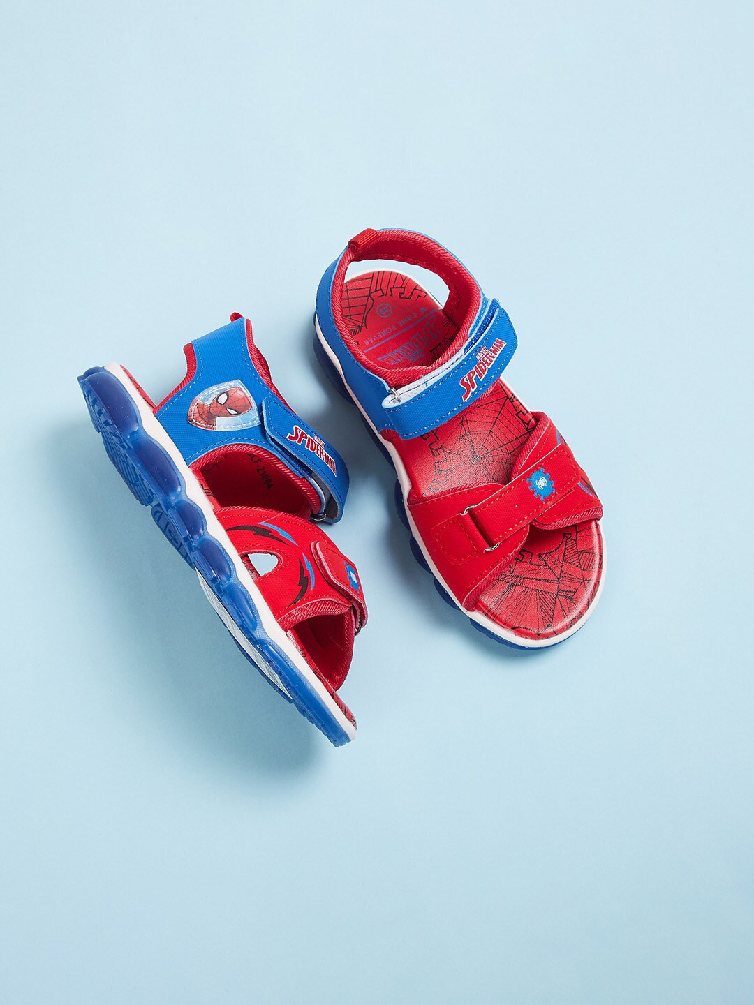 

Fame Forever by Lifestyle Boys Red & Blue PU Comfort Sandals