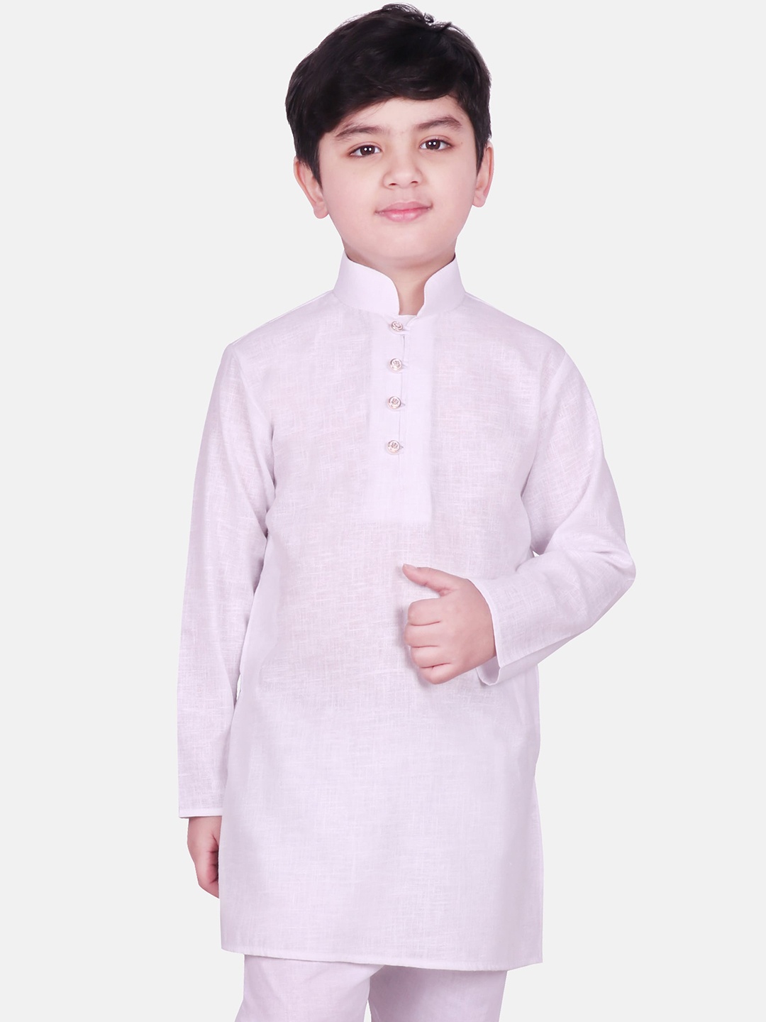 

SG YUVRAJ Boys White Kurta