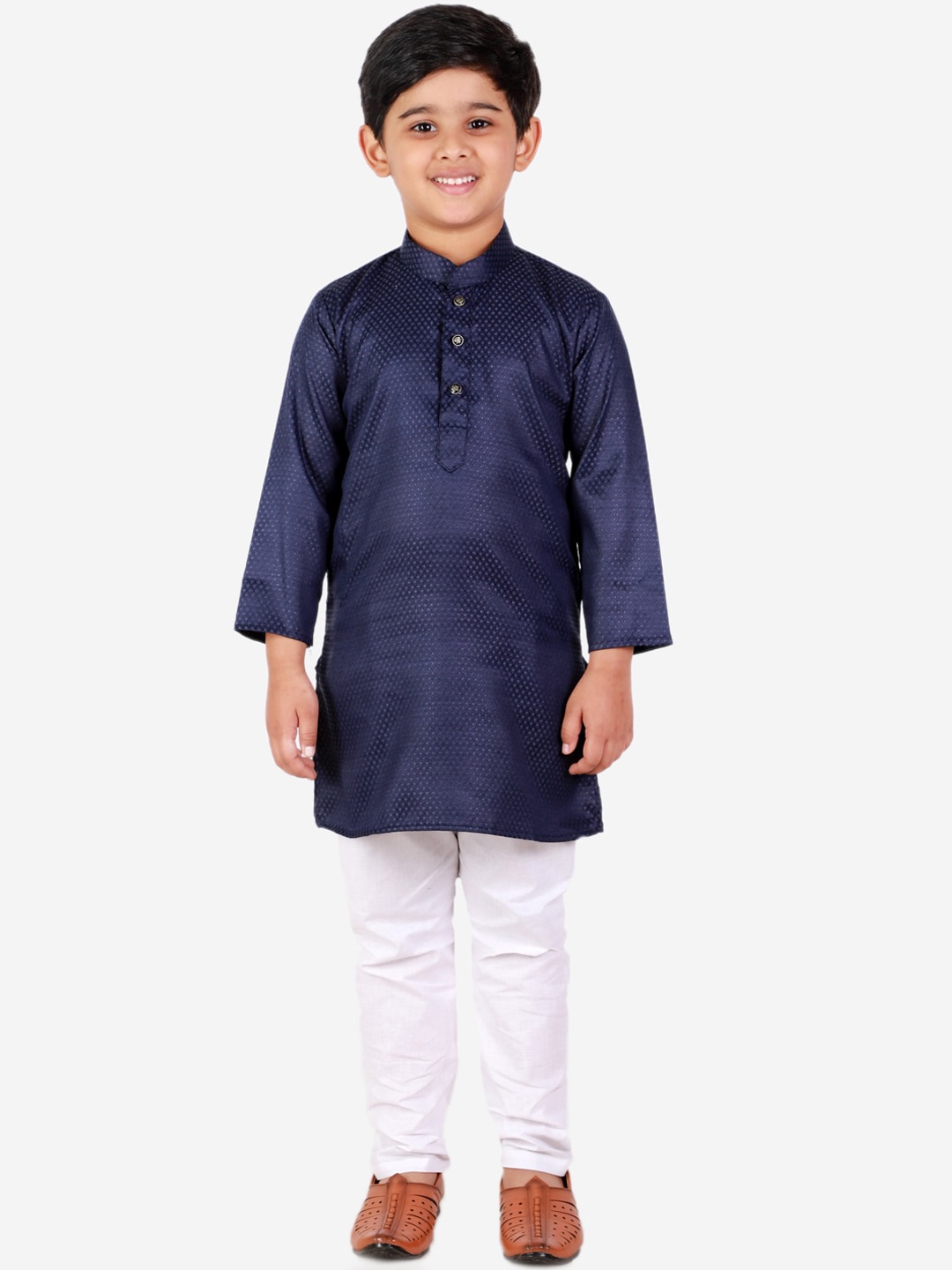 

Pro-Ethic STYLE DEVELOPER Boys Blue Kurta with Pyjamas