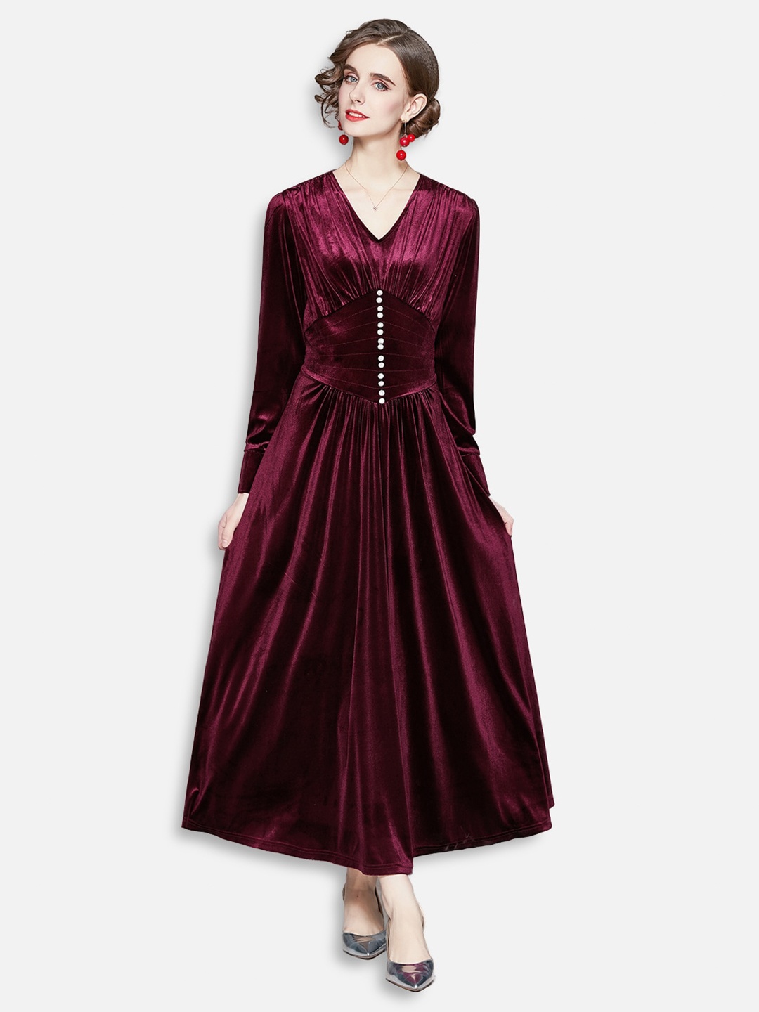 

JC Collection Red Maxi Dress