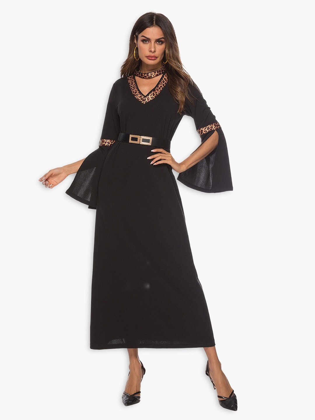 

JC Collection Black Maxi Dress