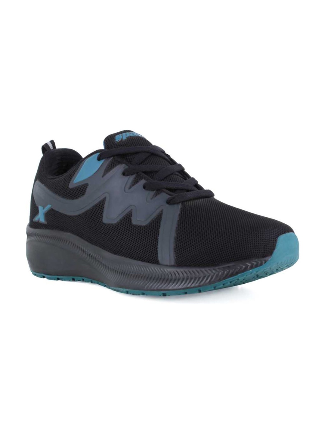 

Sparx Men Black Mesh Running Non-Marking Shoes