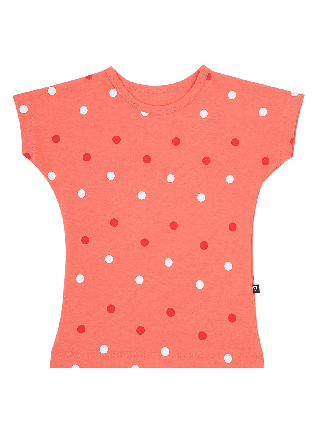

PROTEENS Girls Coral Printed Extended Sleeves T-shirt