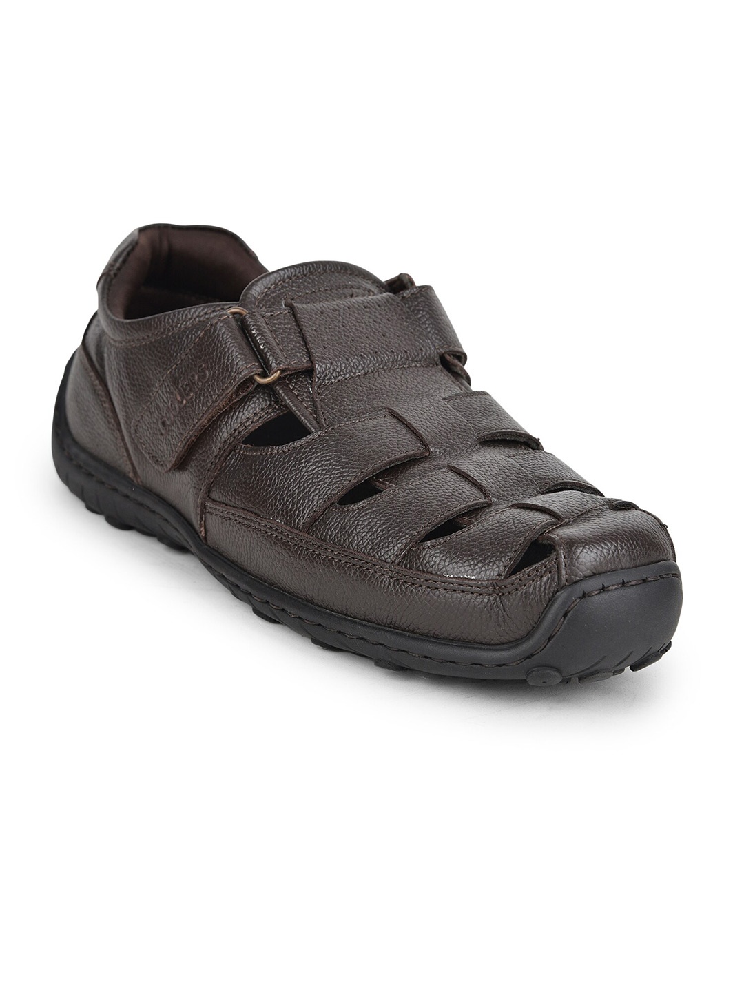 

Liberty Men Brown Solid Shoe Style Sandals