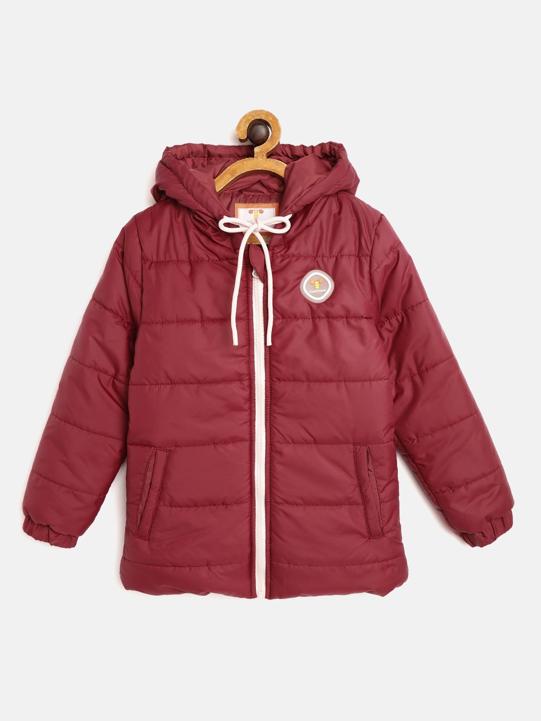

toothless Girls Maroon Lightweight Padded Jacket
