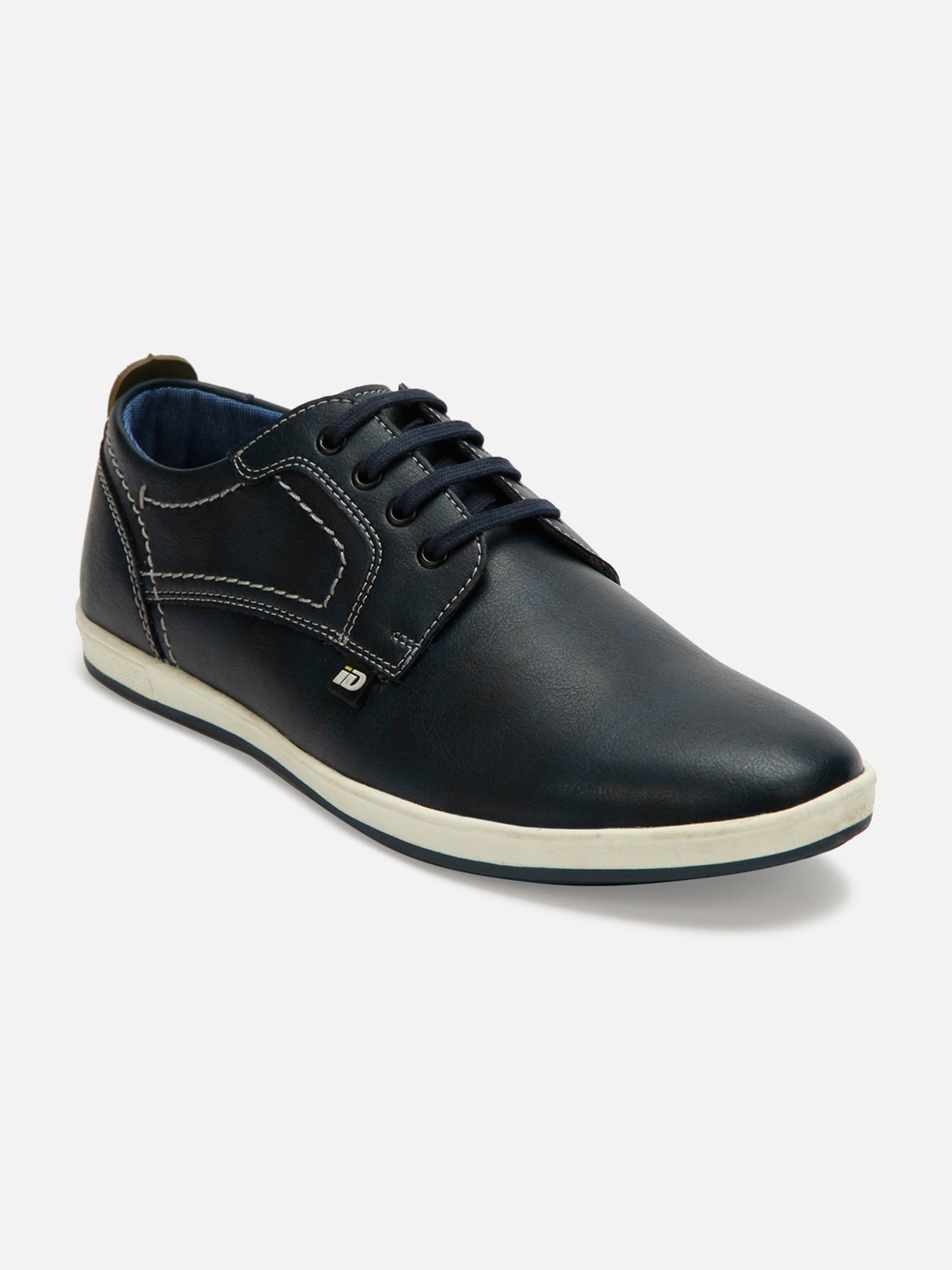 

ID Men Navy Blue Leather Derbys