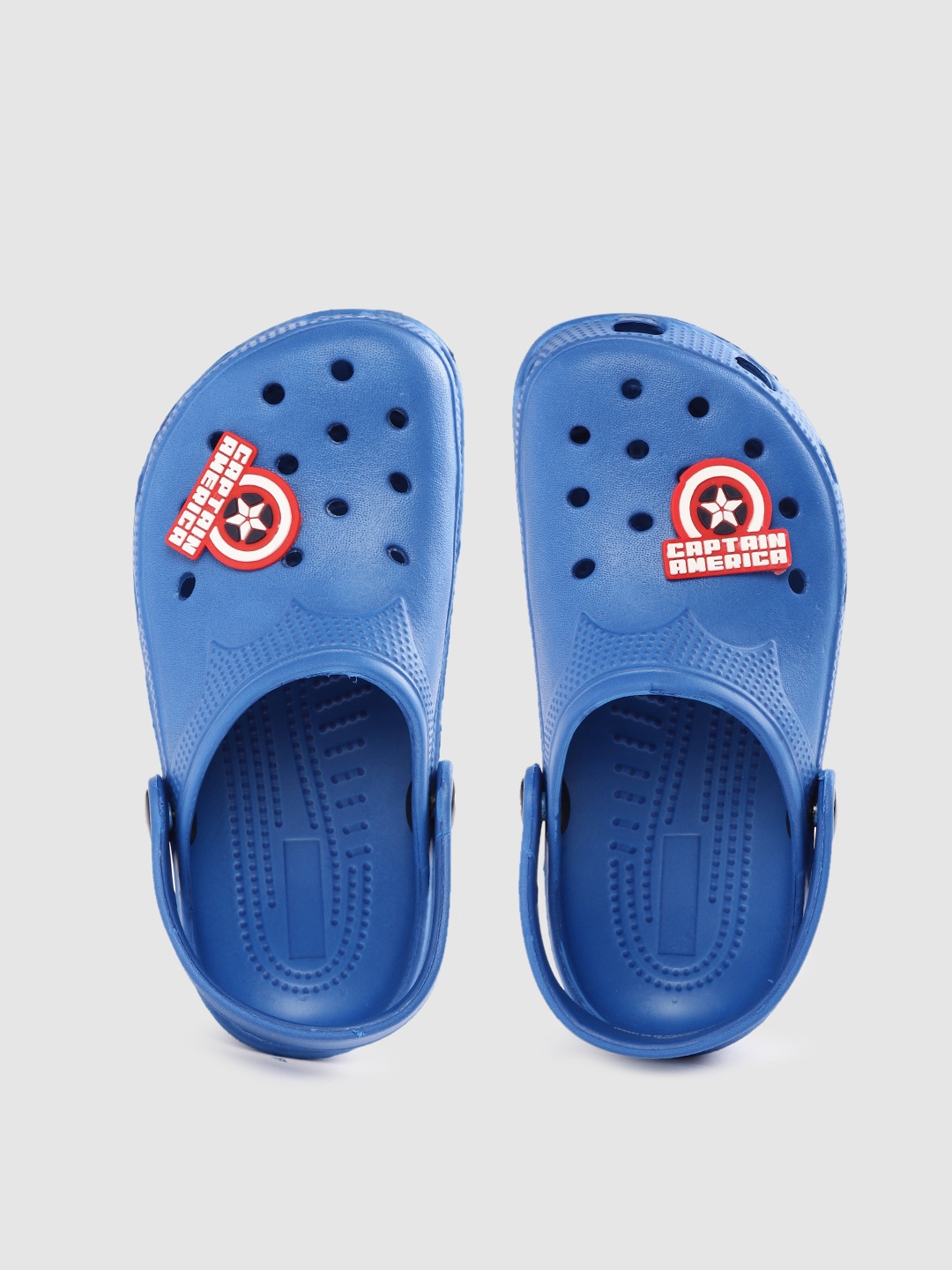 

toothless Boys Blue Avengers Printed Rubber Clogs