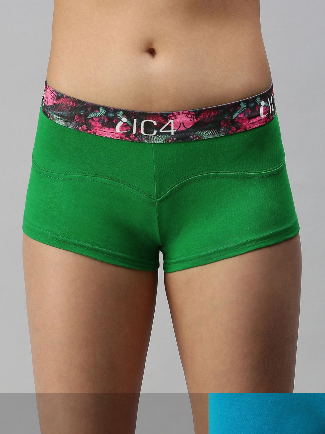 

IC4 Women Pack of 2 Boy shorts, Green