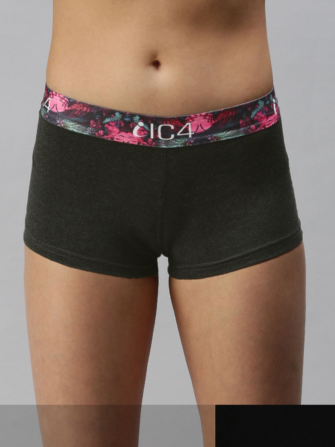 

IC4 Women Pack of 2 Boyshorts, Black