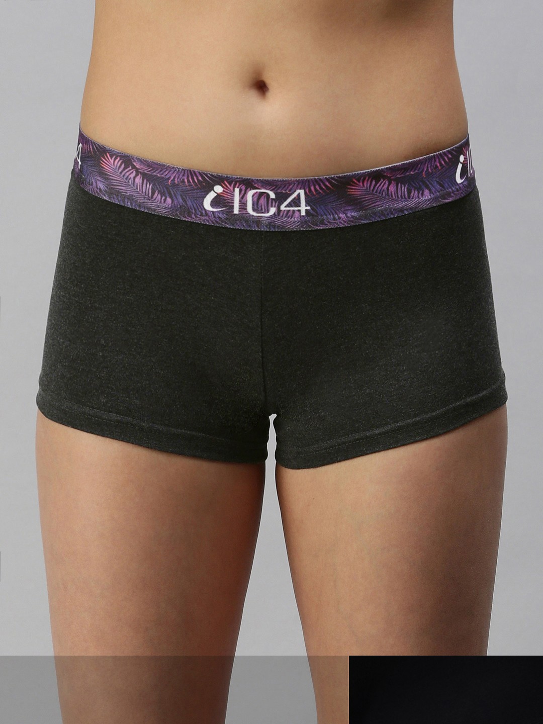 

IC4 Women Pack of 2 Boyshorts, Black