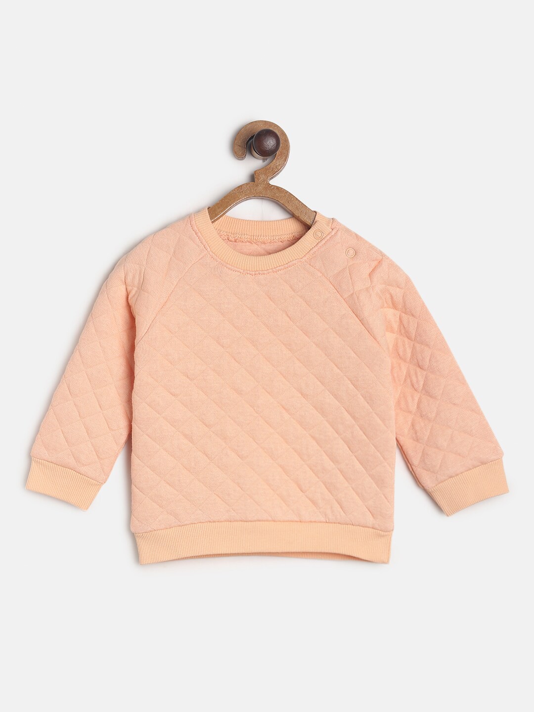 

MINI KLUB Girls Peach-Coloured Sweatshirt