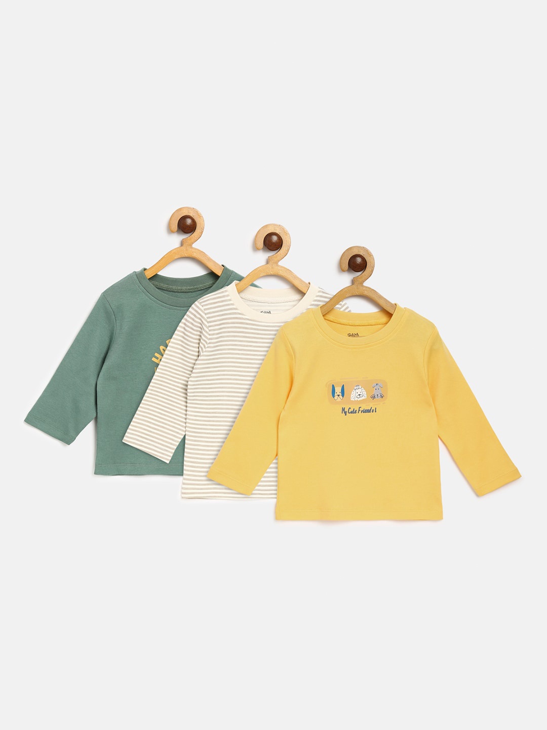 

MINI KLUB Set Of 3 Boys Multicoloured Striped T-shirt, Multi