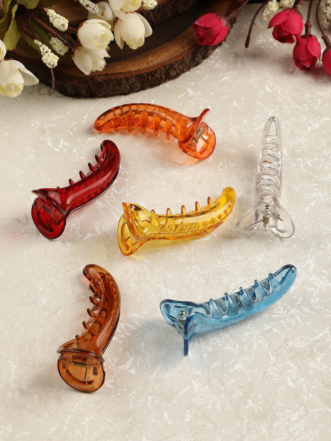

AccessHer Women Assorted Set of 6 Banana Clip