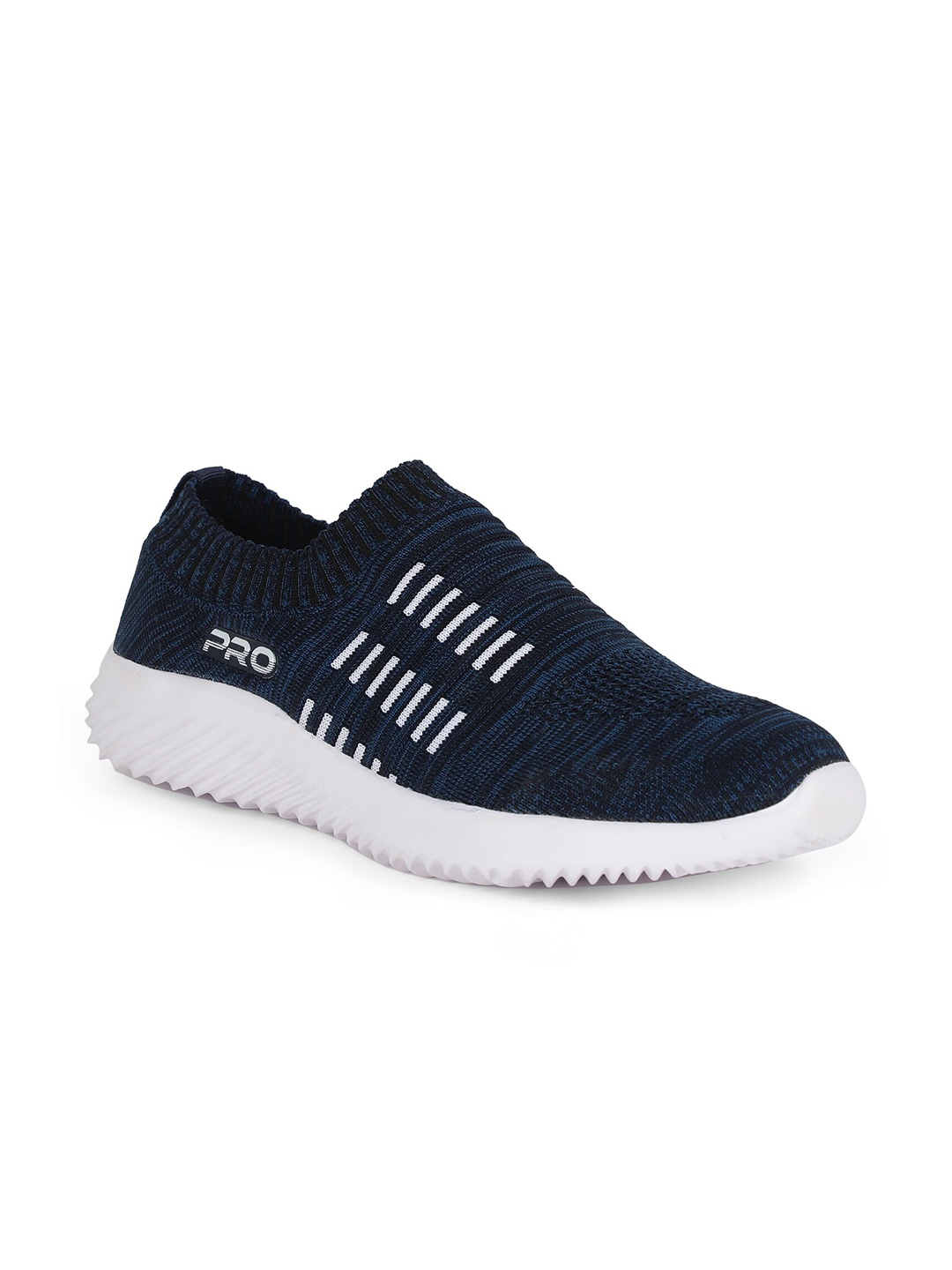 

Khadims Men Navy Blue Textile Running Non-Marking Shoes