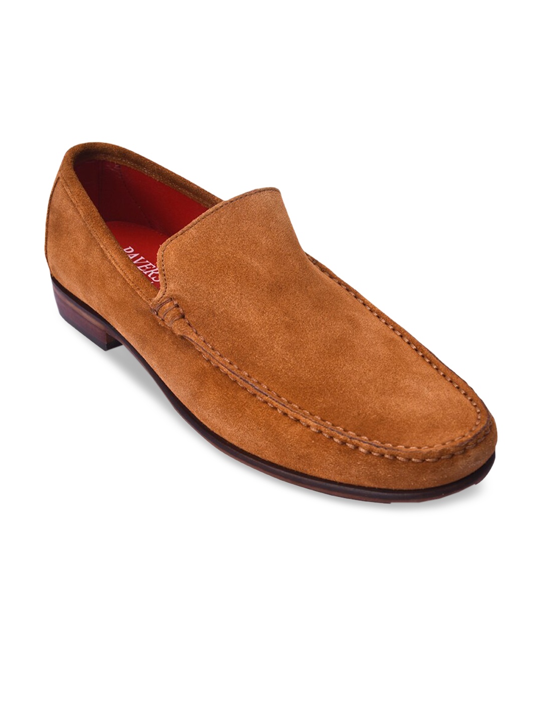 

Pavers England Men Tan Solid Formal Loafers