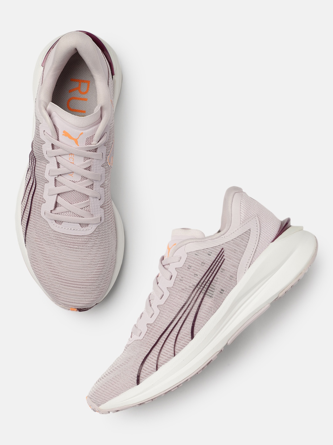 

Puma Women Purple Electrify Nitro Turn Running Shoes