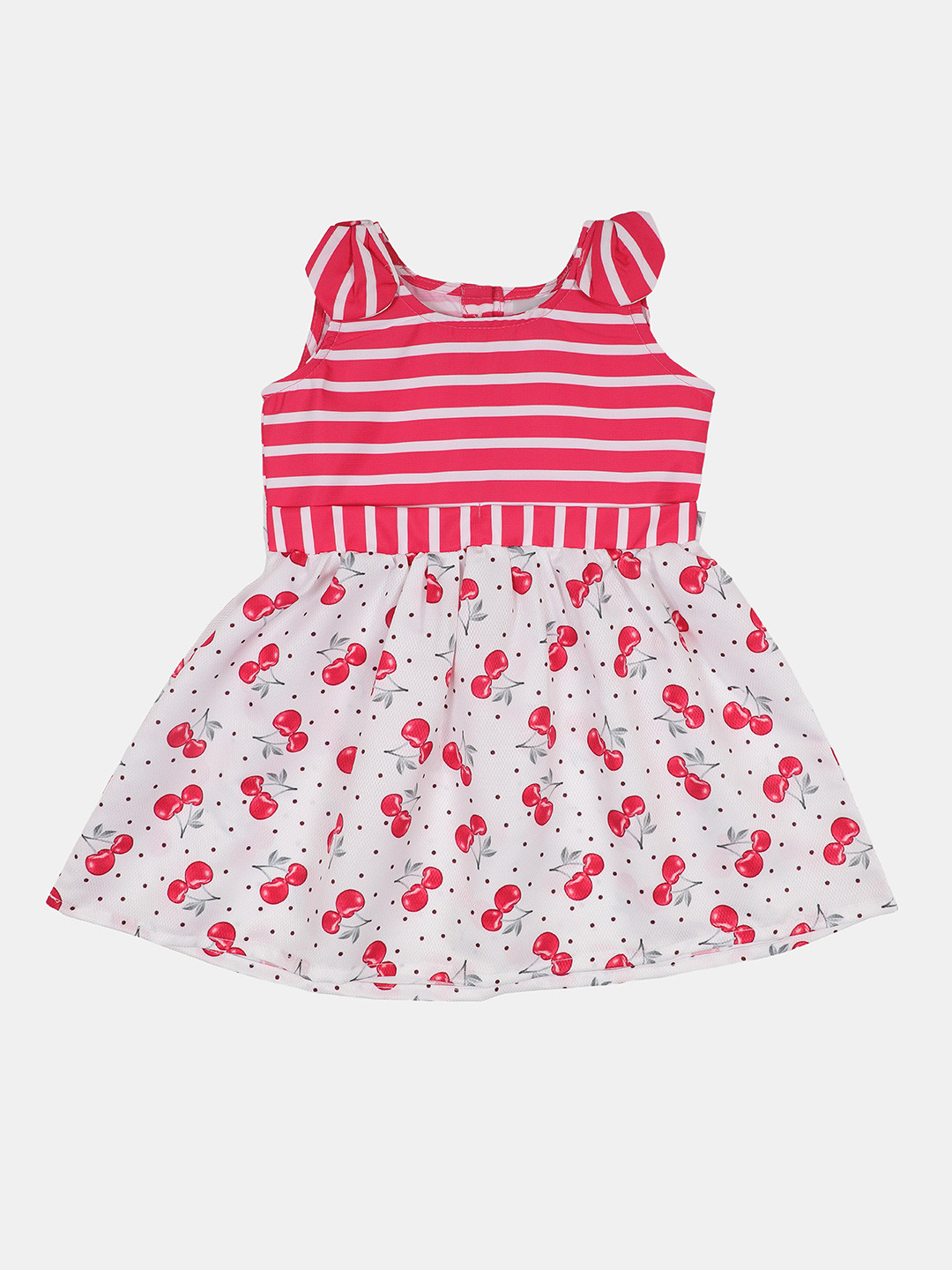 

Doodle Pink & White Printed Fit & Flare Dress