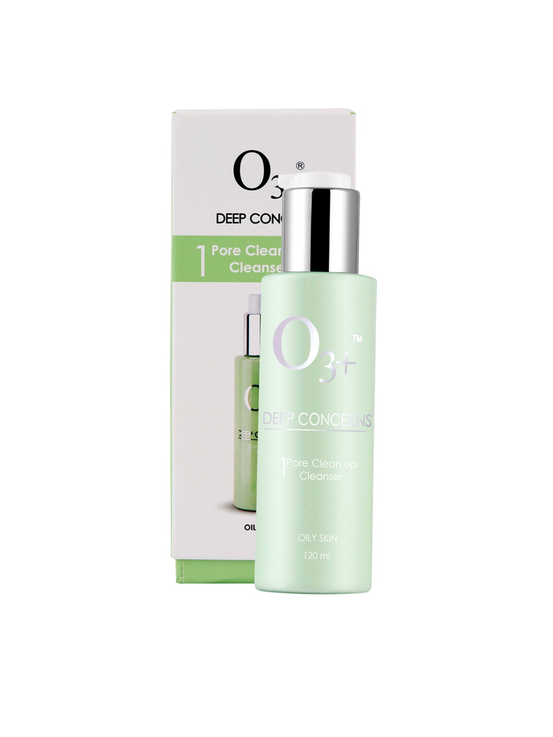 

O3+ Deep Concern 1 Pore Cleanup Cleanser for Oily Skin - 120 ml, Green