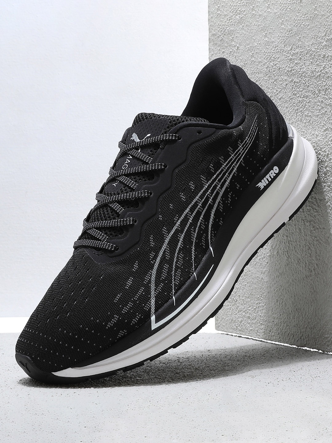 

Puma Men Black Magnify Nitro Running Shoes