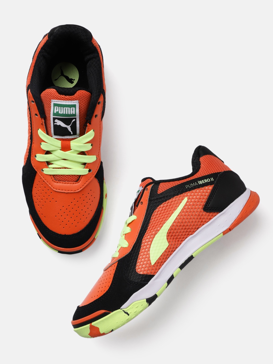 

Puma Unisex Coral & Black IBERO II Football Shoes