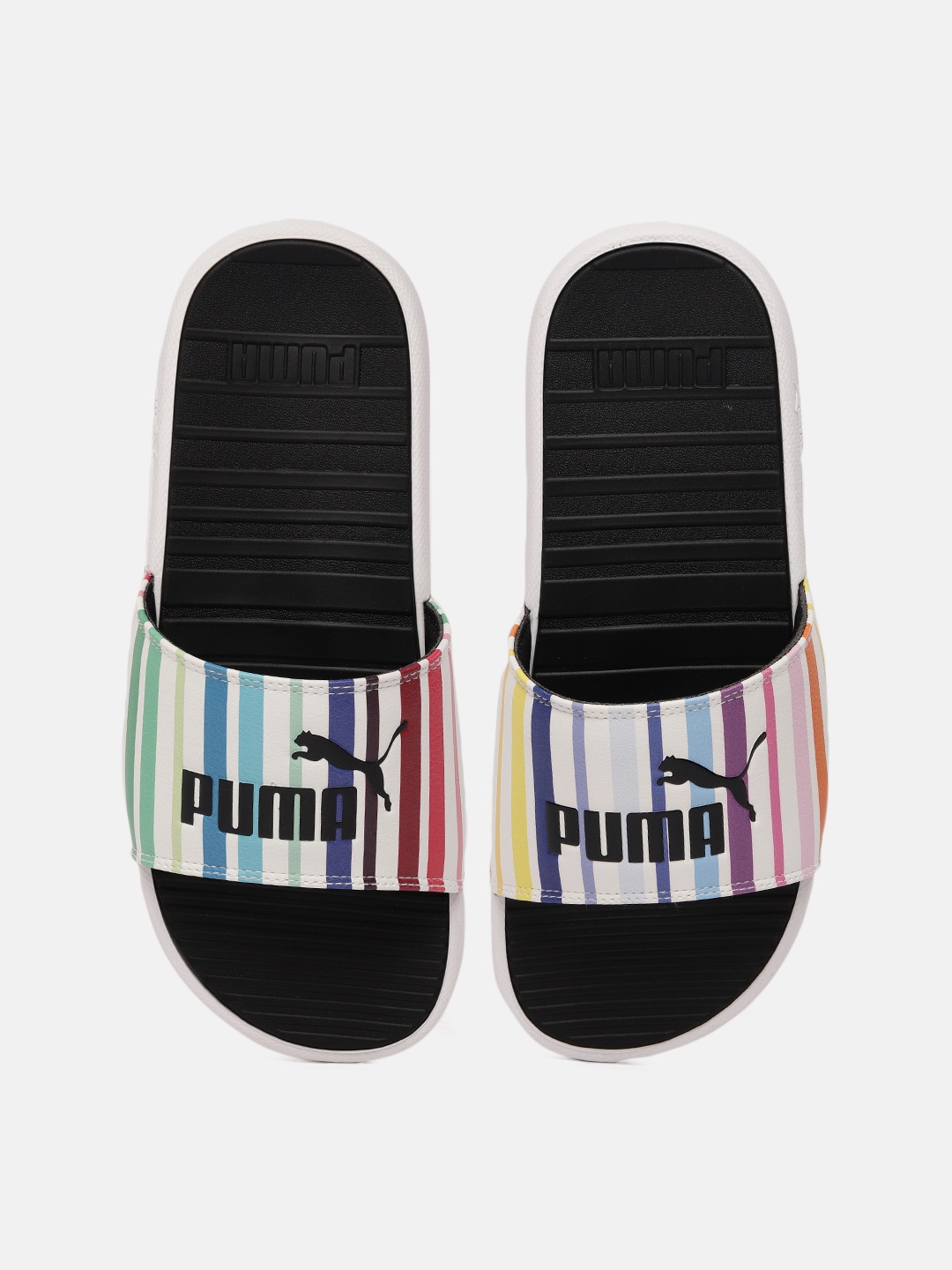 

Puma Unisex Multicoloured Printed Cool Cat Sliders, Multi