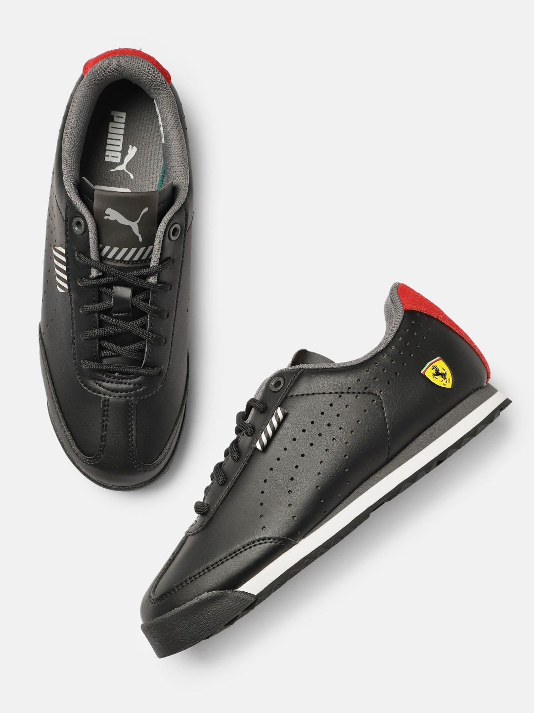 

PUMA Motorsport Unisex Black Ferrari Roma Via Perf Sneakers