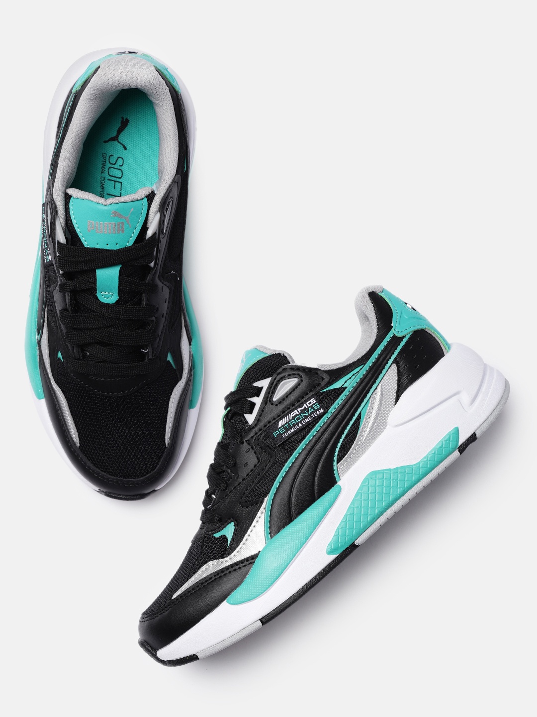 

PUMA Motorsport Unisex Black Mercedes AMG Petronas F1 X-Ray Speed Sneakers