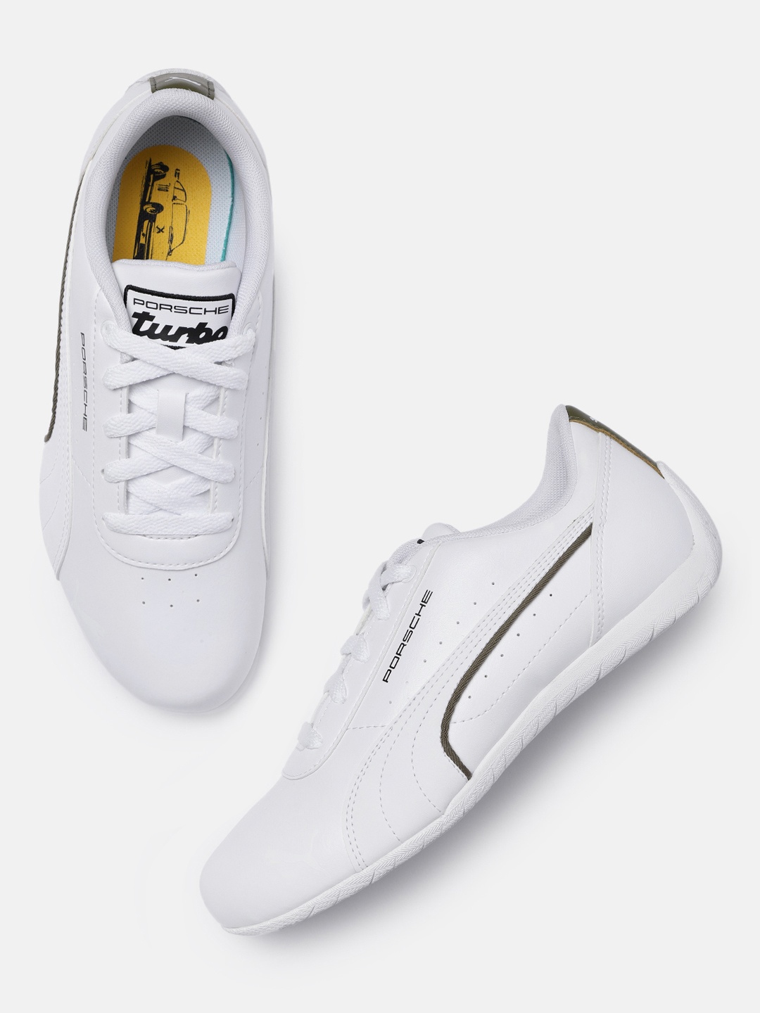 

PUMA Motorsport Unisex White Porsche Legacy Neo Cat Perforations Sneakers
