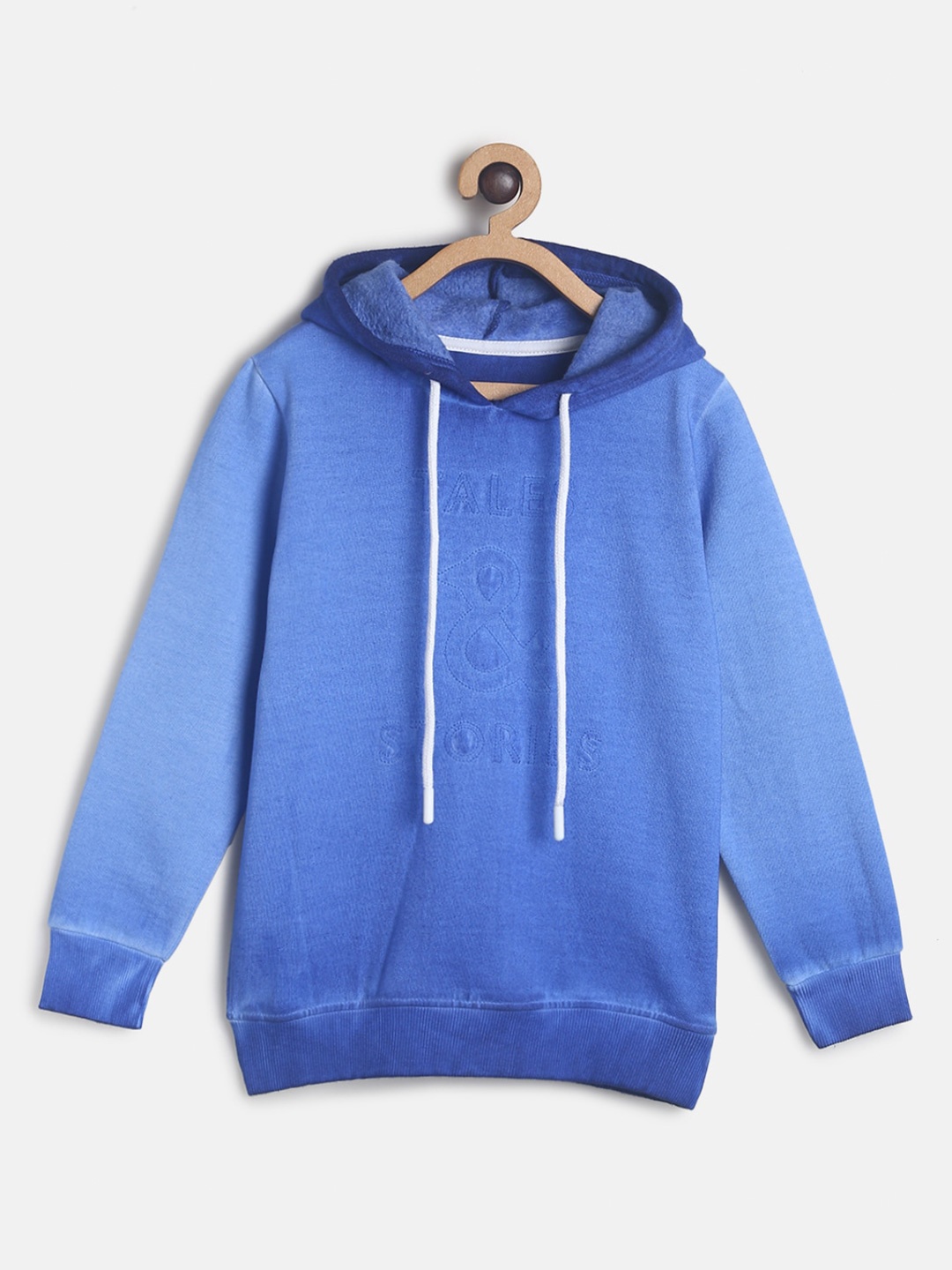 

TALES & STORIES Boys Blue Hooded Sweatshirt