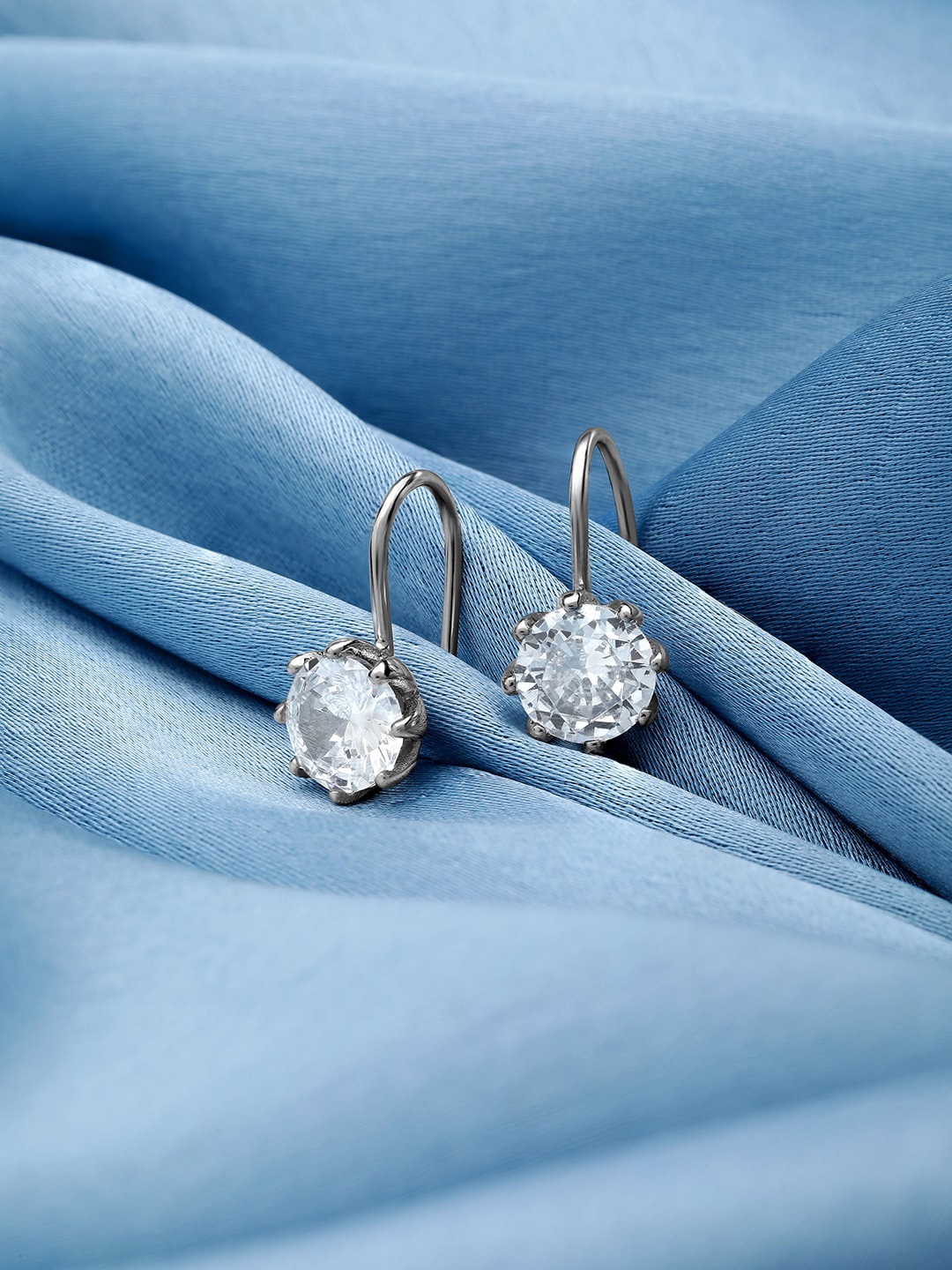

GIVA 925 Sterling Silver Rhodium Plated Zircon Tiny Stud Earrings