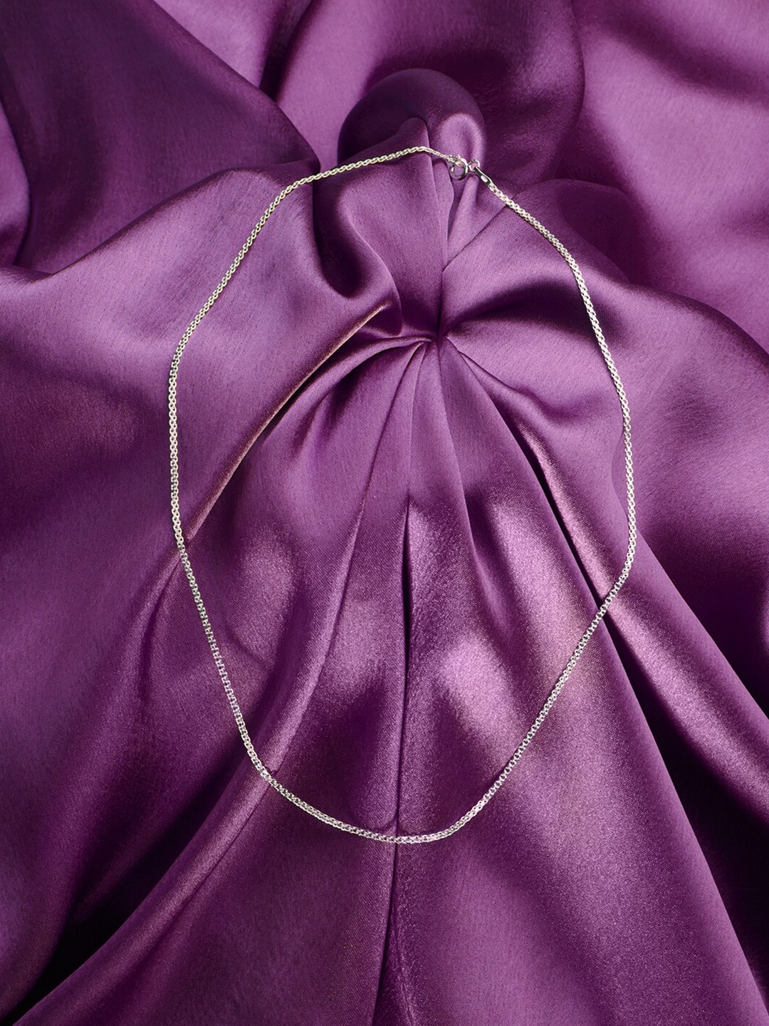 

GIVA Silver-Toned Sterling Silver Rhodium-Plated Chain