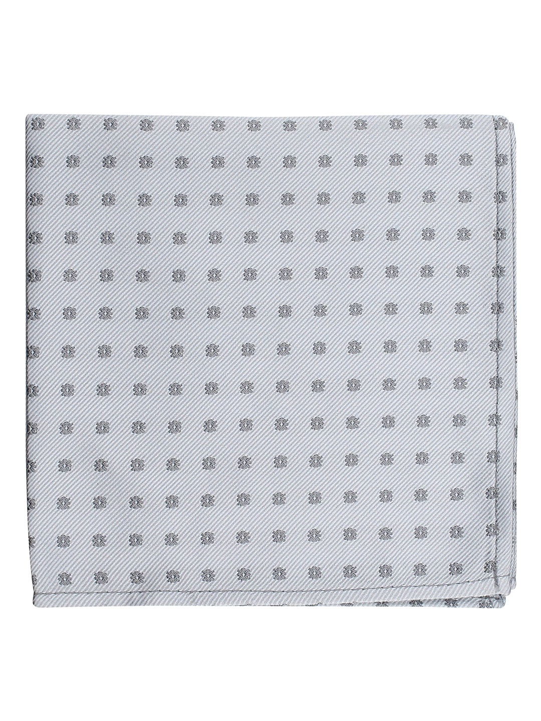 

KOVOVE Men Grey The Abstract Polka Pocket Square