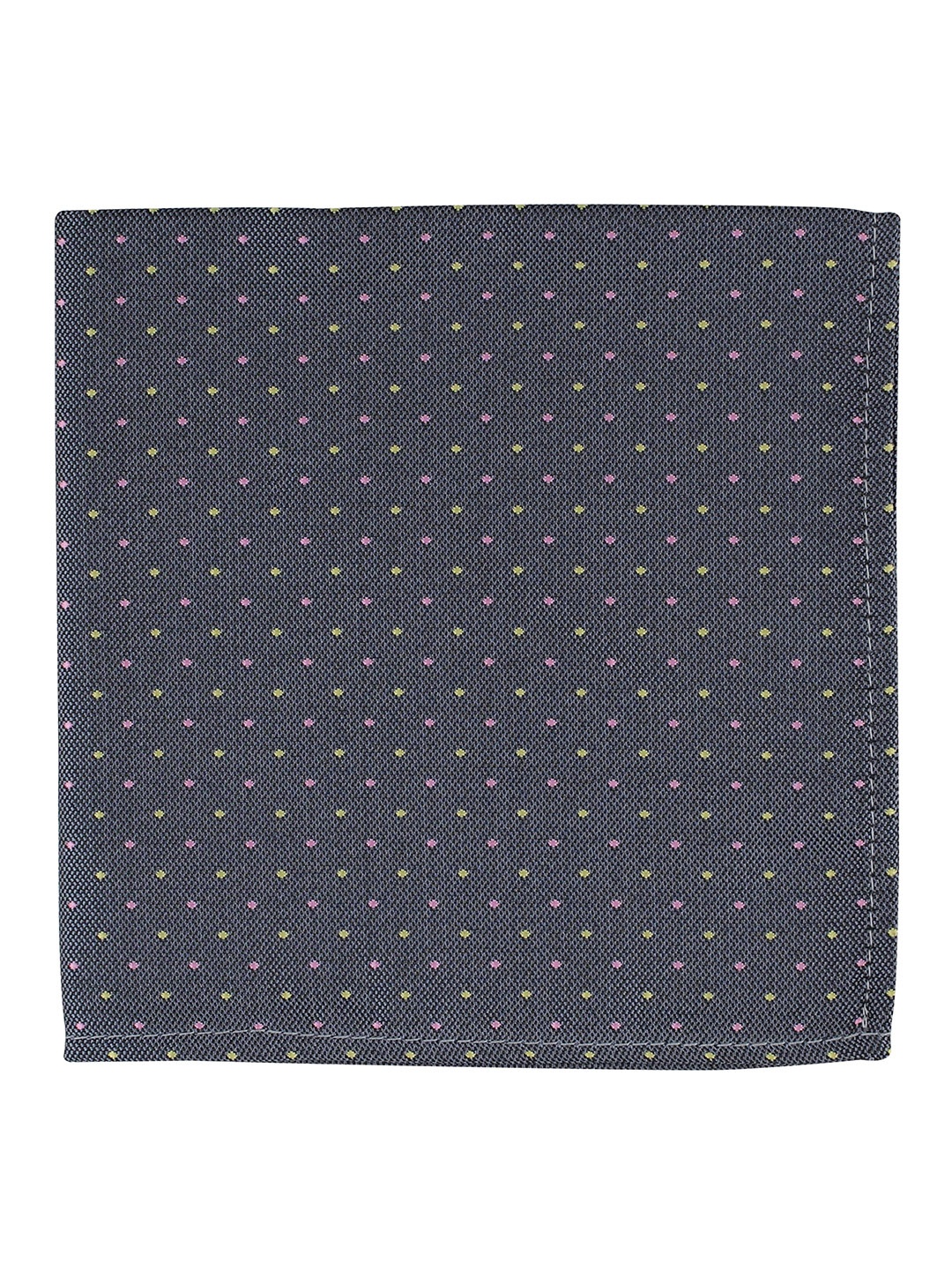 

KOVOVE Grey Twin Polka Dot Pocket Square