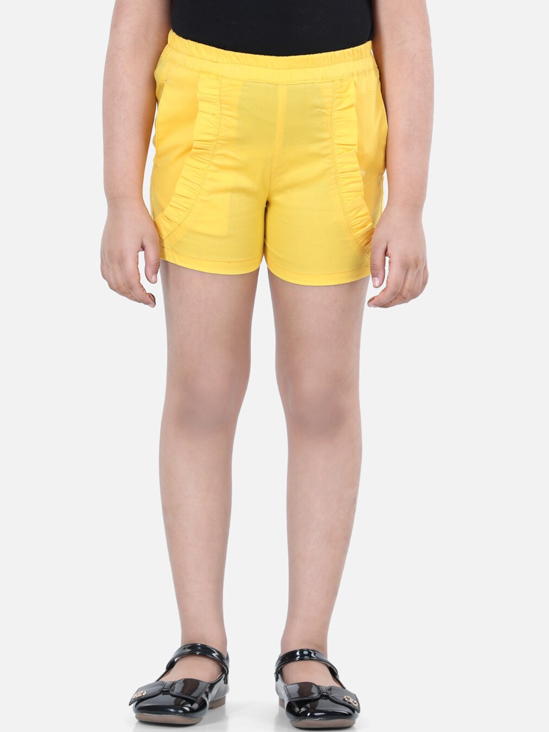 

Cutiekins Girls Yellow Shorts