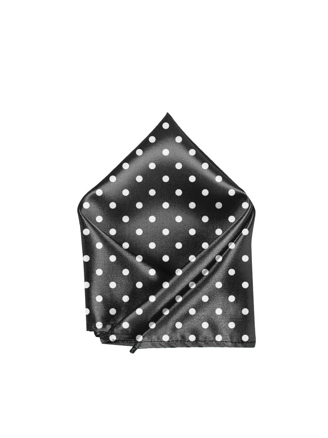 

Blacksmith Black & White Polka Dot Printed Pocket Square