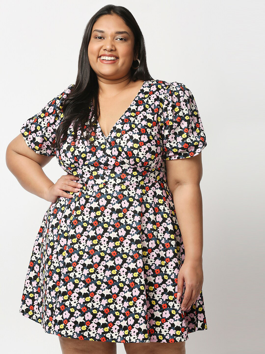 

20Dresses Black Floral Dress