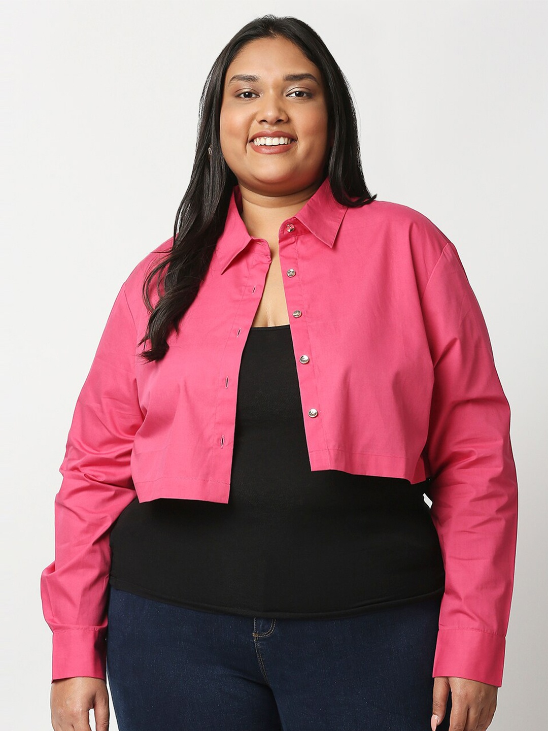 

20Dresses Women Pink Plus Size Shirt Style Top