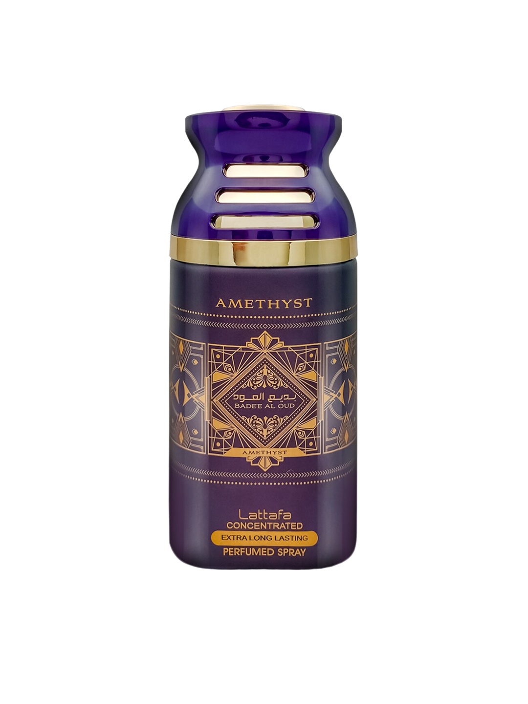 

Lattafa Badee Al Oud Amethyst Concentrated Extra Long-Lasting Perfume Spray 250 ml, Purple