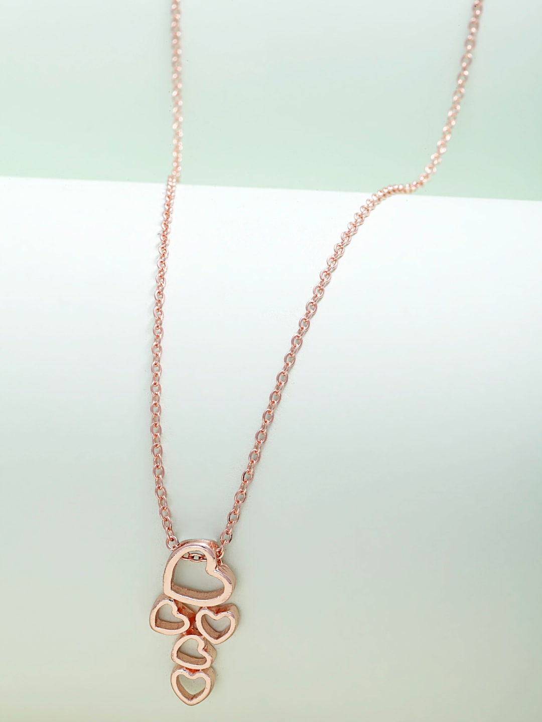 

Ferosh Rose Gold Toned Elegant Heart Pendant