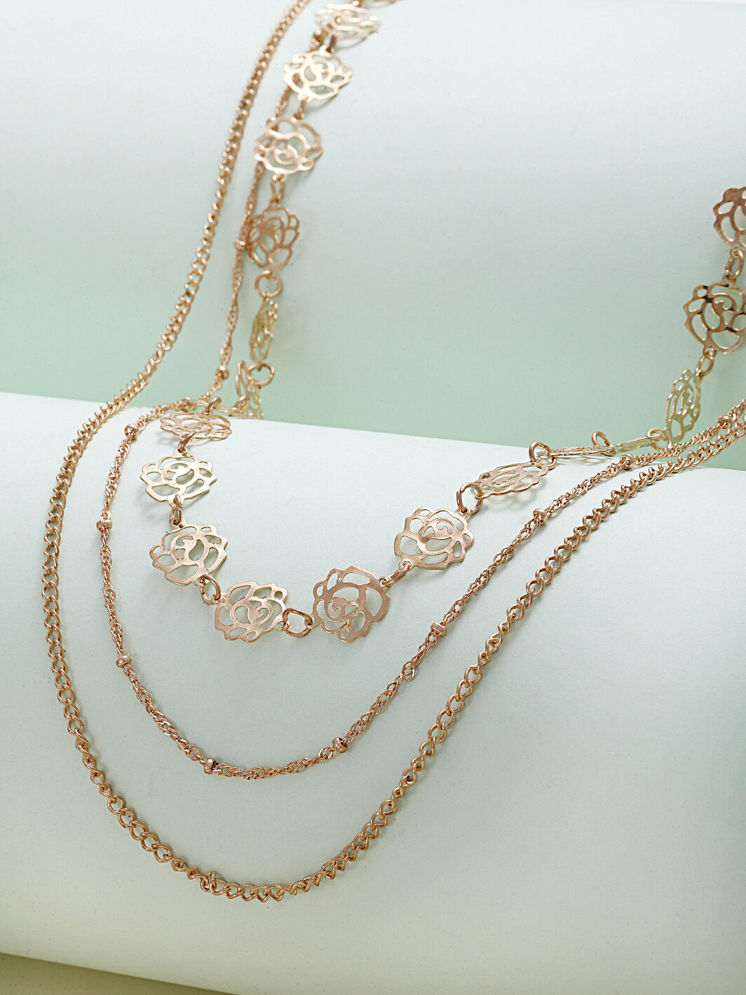 

Ferosh Women Gold-Plated Layered Necklace