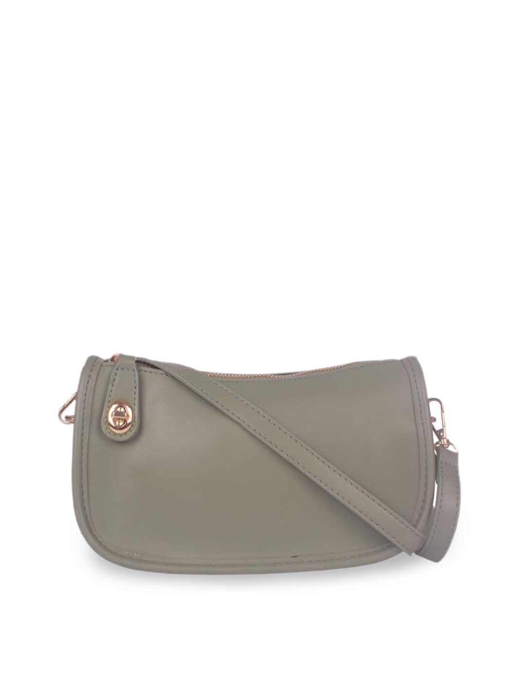 

Bagkok Green PU Swagger Sling Bag