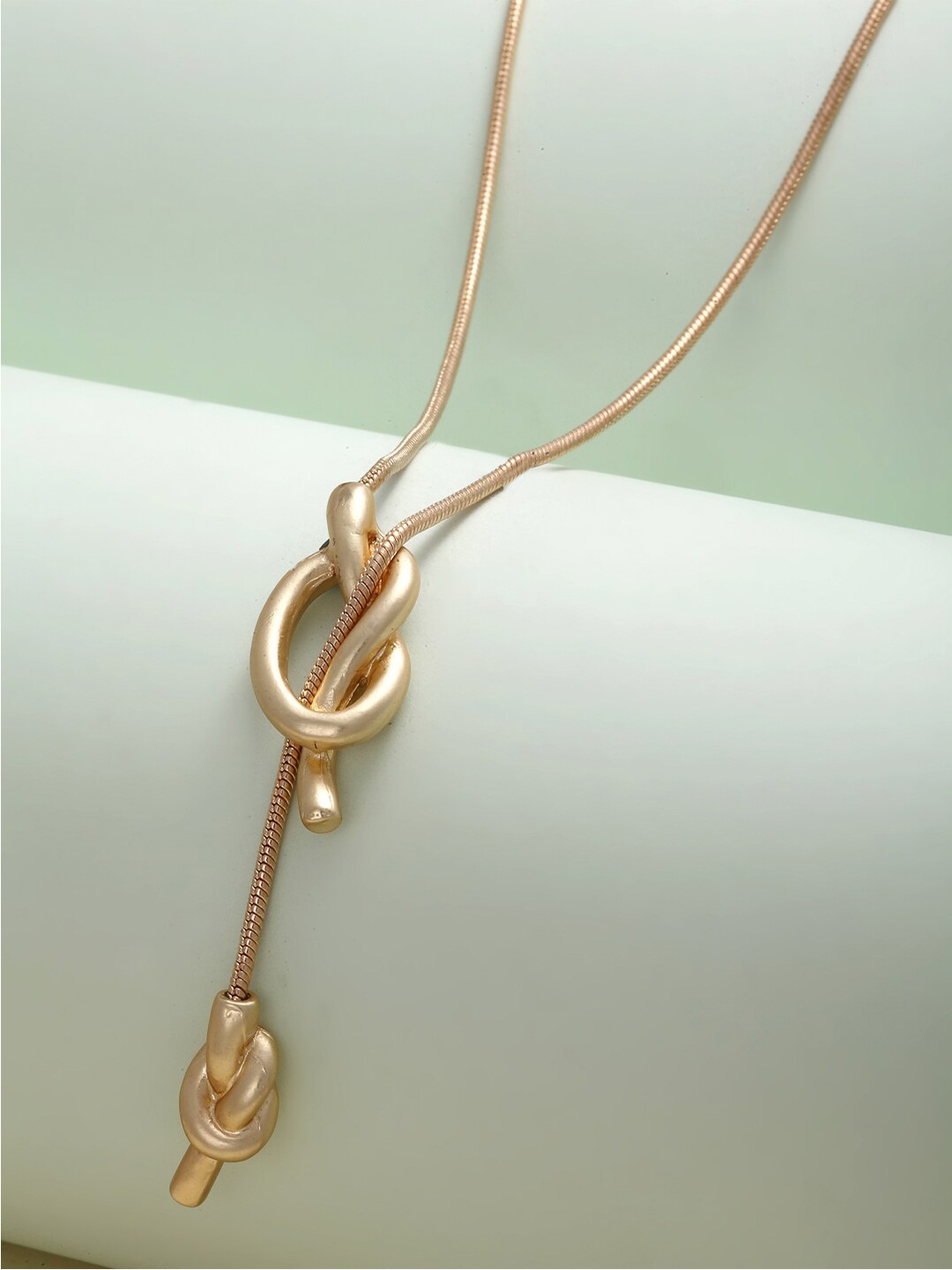

Ferosh Gold-Toned Haiba Knot Necklace