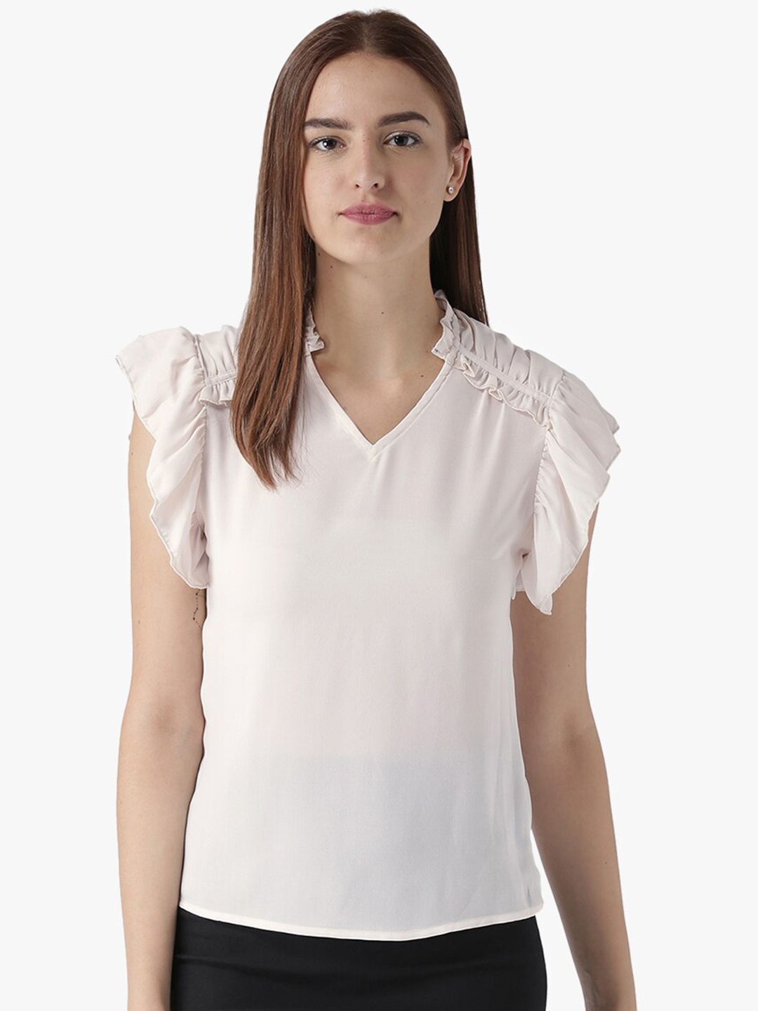 

DODO & MOA Women Pink Solid Top