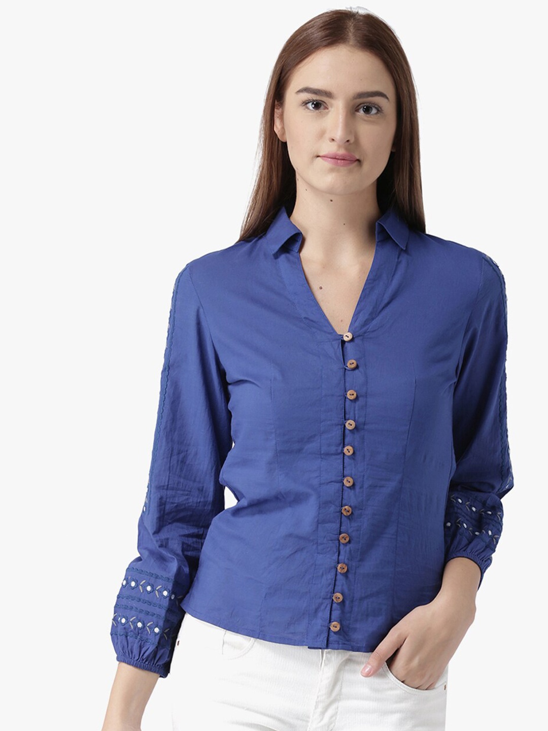 

DODO & MOA Blue Pure Cotton Top