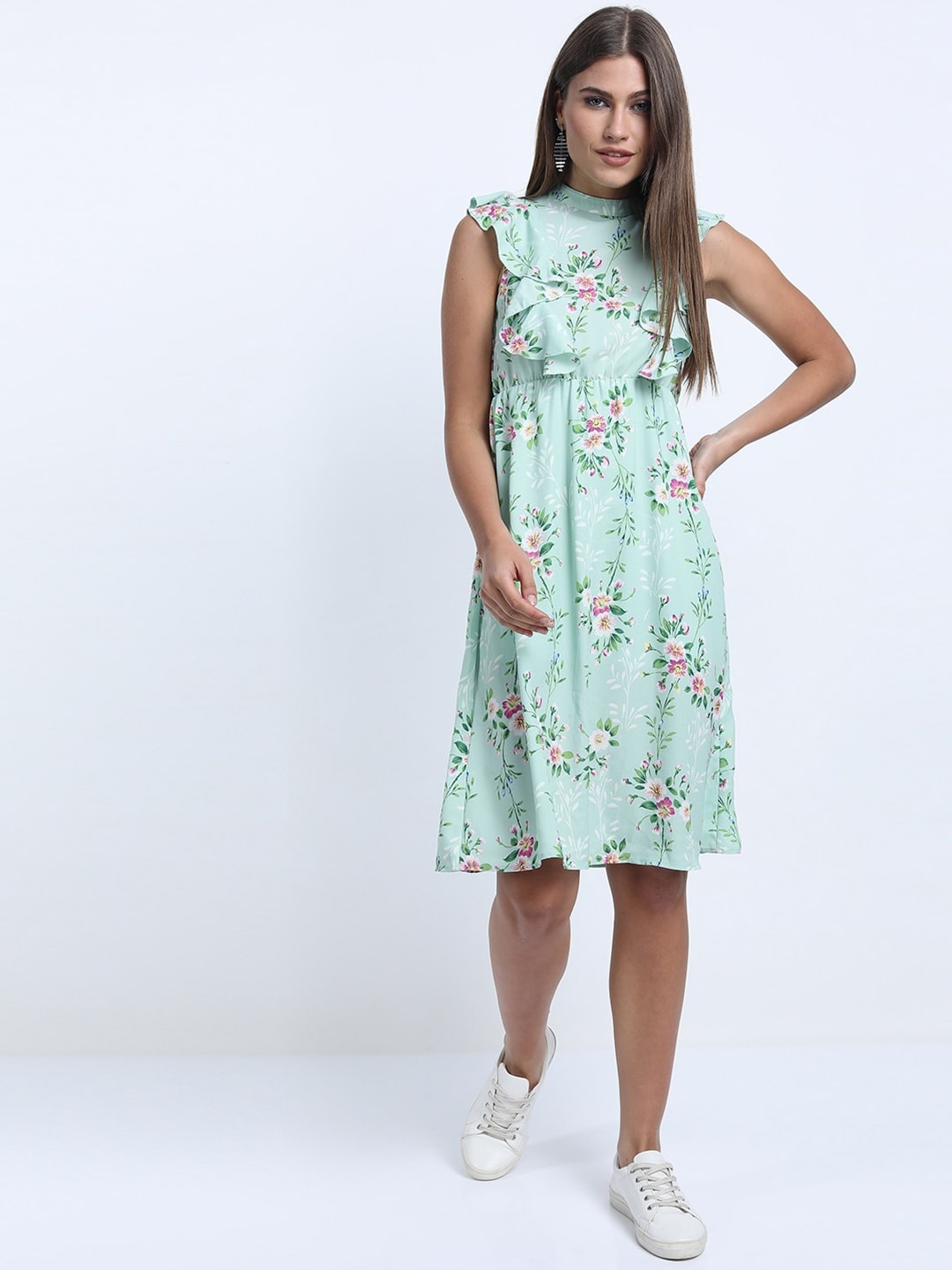 

Tokyo Talkies Blue Floral Dress