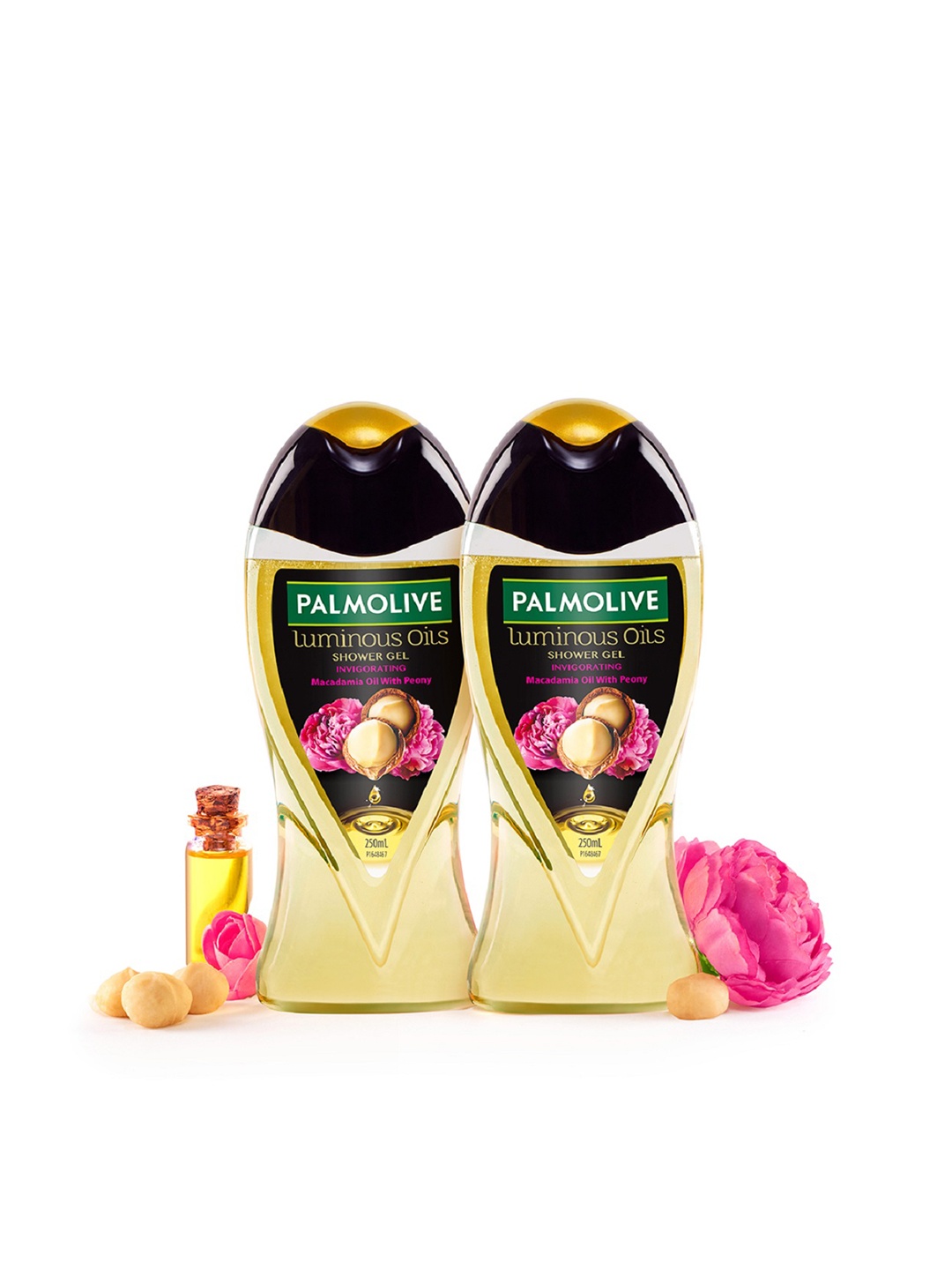 

Palmolive Set of 2 Luminous Oils Invigorating Shower Gel - 250 ml Each, Yellow